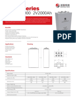 Datasheet Batería OPzV 16OPzV2000