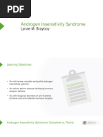 Slides Androgen Insensitivity Syndrome