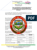 Modelo de Acto Administrativo de Creacion Del Consejo Territorial de Planeacion