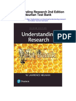 Understanding Research 2nd Edition Neuman Test Bank