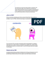 Introduccion Que Es Css Historia de Las Css