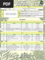 Ciclo de Programa (Abril, Mayo, Junio) 2023