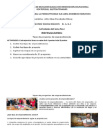 Tipos de Proyecto de Emprendimiento