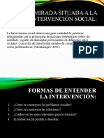 Una Mirada Situada de La Intervención Psicosocial