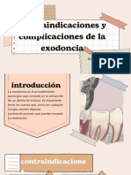 Contraindicaciones y Complicaciones de La Exodoncia