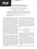 Chern Numbers in Discretized Brillouin Zone