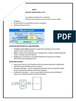 UNIT-3 What Does It Mean by Memory Management Unit?