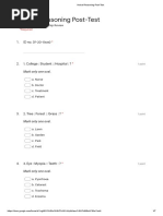 1.2 Verbal Reasoning Post-Test