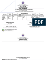 Form 1 Monthly Instructional Supervisory Plan