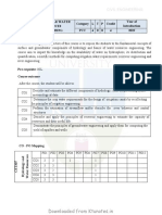 HYDROLOGY & WATER RESOURCES Syllabus