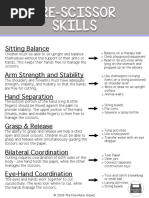 Pre-Scissor Skills Handout