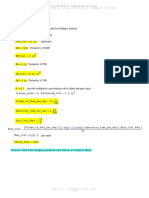 Dredging Operational Value - Preliminary Calculation