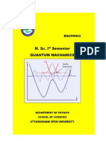 Quantum Mechanics Imp Notes