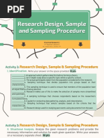 4th Quarter Lesson 3 Research Design, Sample & Sampling Procedure