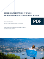 Guide Bourses de Mobilité 2022-2023