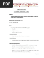 METHOD STATEMENT PRESSURE SWITCH UAE Univ.