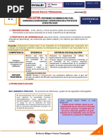 1°año Sem. 3 Plan Lector CC - SS Exper