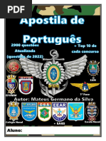 Apostila de Português (CFN, Eam, CN, Epcar, Essa, Eear, Eags, Espcex, Afa, Efomm, en e Ita) - Atualizada