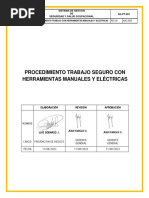 SG-PT-001 Herramientas Manuales y Electricas