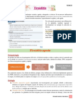 5) ENDOCRINOLOGÍA - Tiroiditis (15-Agosto-2022)