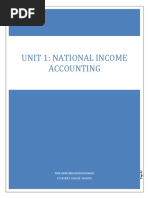 CBCS - Macroeconomics - Unit 1 - National Income Accounting