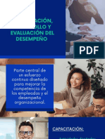 Capacitación y Evaluación Del Desempeño