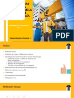 Módulo 12 - Semana 13 - Estrategias para La Redacción de La Metodología PDF