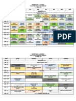 Face To Face Classes Schedule