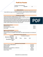 Perfil de Puesto - Servicios RH - Coordinador Centro Reclutamiento