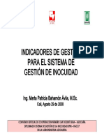 Indicadores de Gestion MB