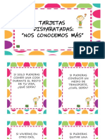 Tarjetas Disparatadas Preguntas