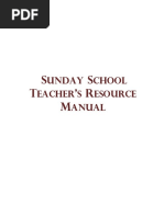 Sunday School Teacher Resource Manual