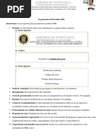 #1 Organización Del Portafolio Work-Based Learning (WBL) (Aprendizaje Basado en El Trabajo)