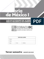 Historia de México I - 2023-2