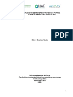 Aplicación de Medidas Estratégicas para El Fortalecimiento Del Servicio NAF.