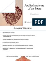 Applied Anatomy of The Heart - Student