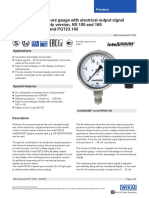 Wika Pgt23.1001 Datasheet