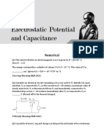 Electrostatic Potential and Capacitance Questions