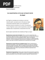 Investigacion de Piaget