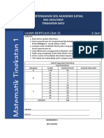 Tp1498 - 2 Set Modul Pentaksiran Matematik Tingkatan 1 Upsa Sesi 202320246