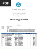 Silabus IPA Kelas 9 (11 Kolom)