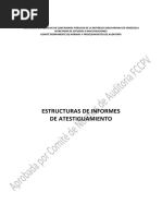 Estructura de Informe-Atestiguamiento