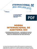 Norma Internacional de Auditoría 800