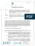 CIRCULAR No. 240 de 2020 SAT ACCESO