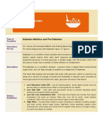 DIABETES - Food Guidelines