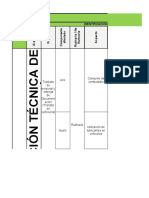 Ejemplo de Matriz Aspectos Ambientales