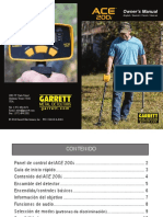 Manual 1618951 Garrett Ace200i Metal Detector Detection Depth Max 100 CM Digital Acoustic 1141370