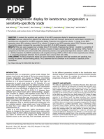 ABCD Progression Display For Keratoconus Progression