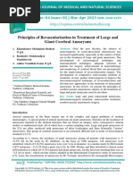 Principles of Revascularization in Treatment of Large and Giant Cerebral Aneurysms