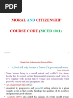 Moral and Citizenship Education